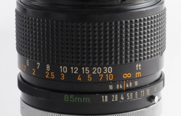 Obiettivo Canon FD 85mm f/1,8 S.S.C.
