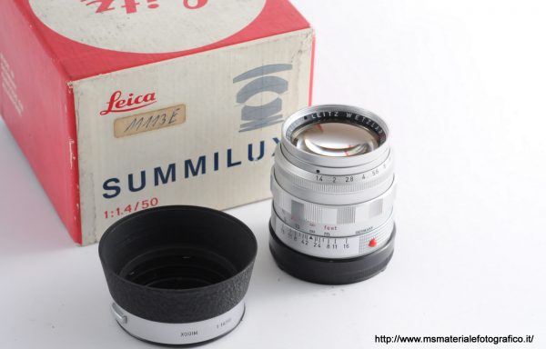 Obiettivo Leica M Summilux 50mm f/1,4 Silver (1960)
