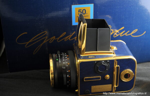 Kit Hasselblad 503 CX Anniversary Golden Blue