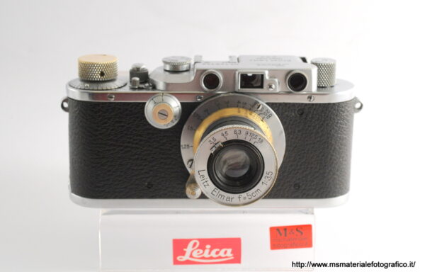 Kit Fotocamera Leica III (1934) + Obiettivo Leica Elmar 5cm f/3,5 (1935)