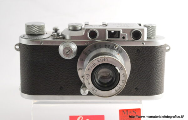 Kit Fotocamera Leica III (1936) + Obiettivo Leica Elmar 5cm f/3,5 (1935)