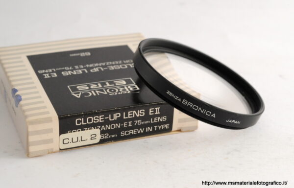 Zenza Bronica Close-Up lens EII C.U.L. 2 62mm