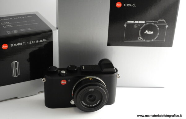 Kit Fotocamera Leica CL + Obiettivo Leica Elmarit-TL 18mm ASPH