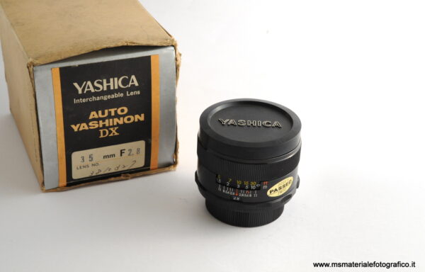 Obiettivo Yashica Yashinon-DX 35mm f/2,8 vite 42×1
