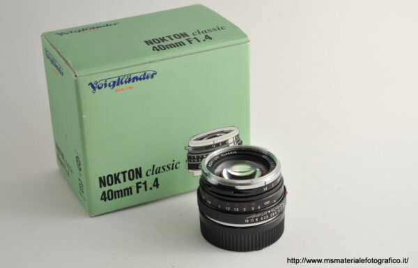 Obiettivo Voigtlander Nokton Classic 40mm f/1.4 