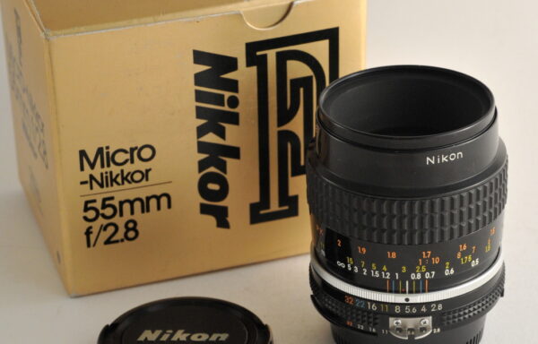 Obiettivo Nikkor Micro AI-S 55mm f/2.8