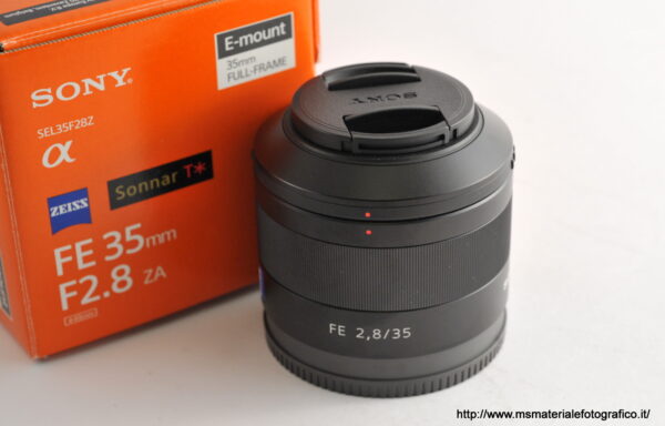Obiettivo Sony Zeiss Sonnar T* FE 35mm f/2.8 ZA