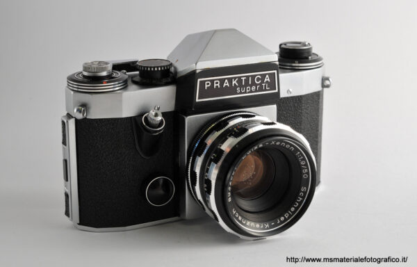 Kit Fotocamera Praktica Super TL con Obiettivo Schneider-Kreuznach Edixa – Xenon 50mm f/1.9