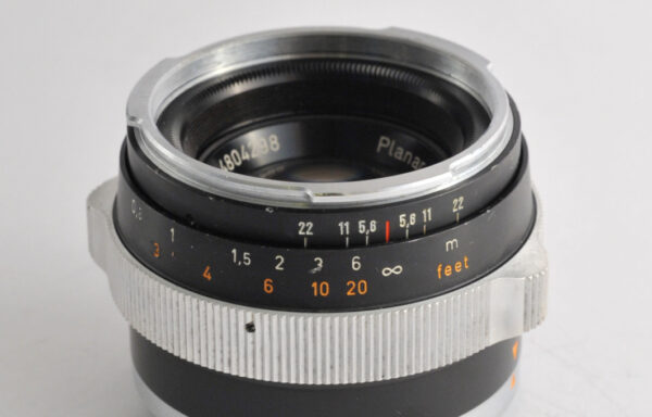 Obiettivo Carl Zeiss Planar 50mm f/2 per Contarex
