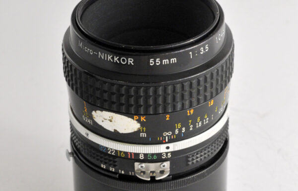 Obiettivo Nikkor AI 55mm f/3,5 Macro con anello di Estensione PK-13 27,5mm