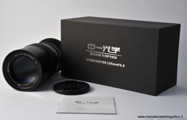 Obiettivo Mitakon Zhong Yi Optics Speedmaster 135mm f/2,5 per Fujifilm GFX